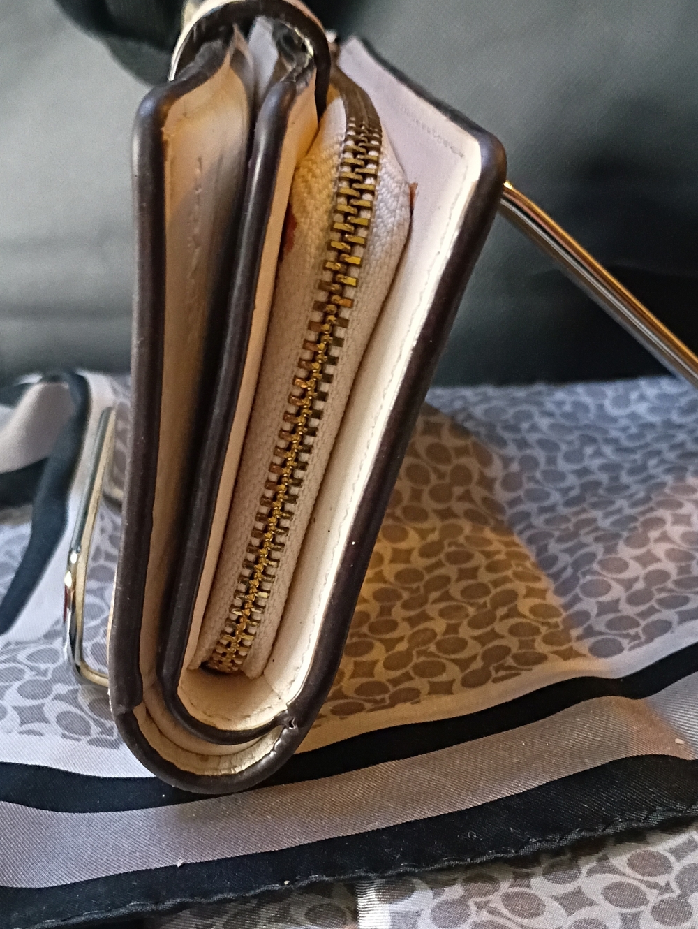 Coach Compact Monogram Wallet - Picture 3 of 14